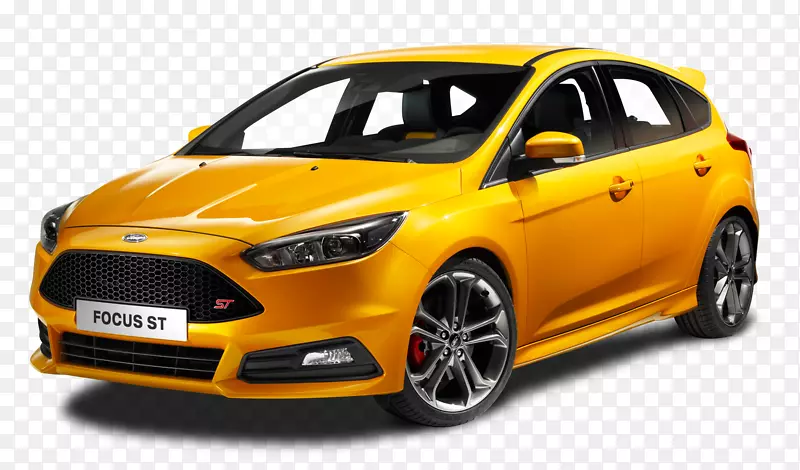 2015年福特Focus st Ford Focus电动汽车福特汽车公司福特Focus st黄色轿车