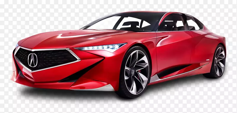 2017年Acura RLX 2017 Acura NSX北美国际车展红色阿库拉精密轿车