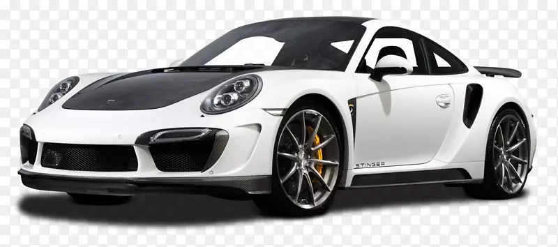 2015年保时捷911涡轮车保时捷930日产GT-r轿车-白色保时捷991涡轮车