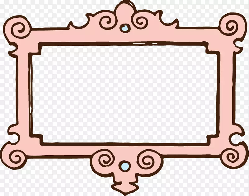 图片框下载剪贴画-粉红色玫瑰剪贴画