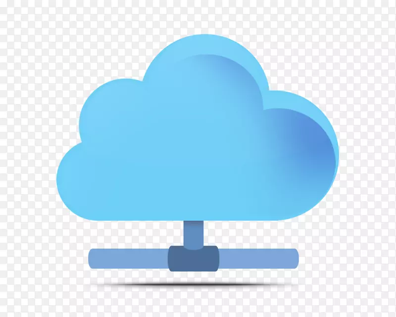 云计算互联网图标-云服务剪贴画