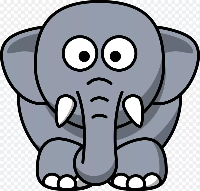 大象笑话老鼠大象在房间里剪贴画-cl剪贴画