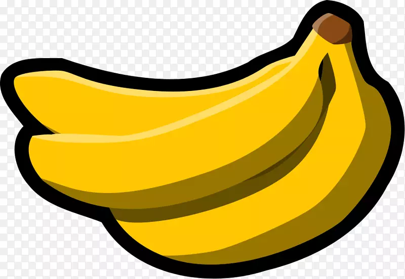 香蕉剪贴画-香蕉卡通图片