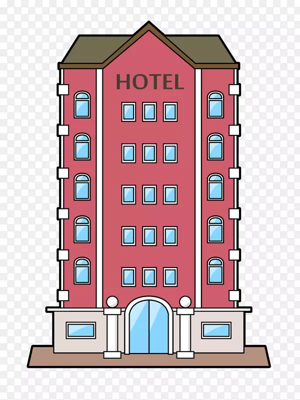 酒店汽车旅馆剪贴画-酒店剪贴画