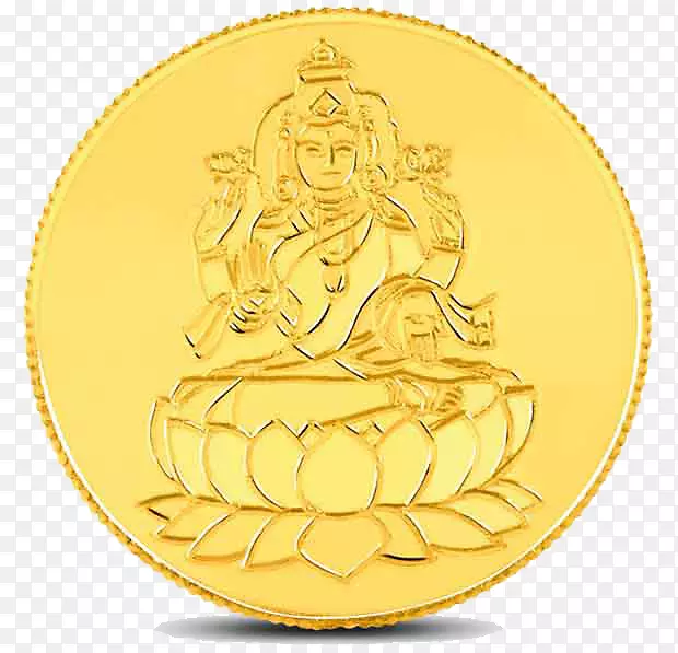 印度金币克拉通-拉克希米金币透明PNG