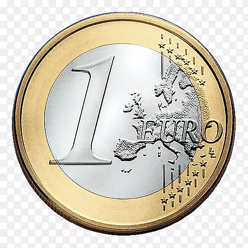 1欧元硬币货币欧元区-欧元硬币透明巴布亚新几内亚