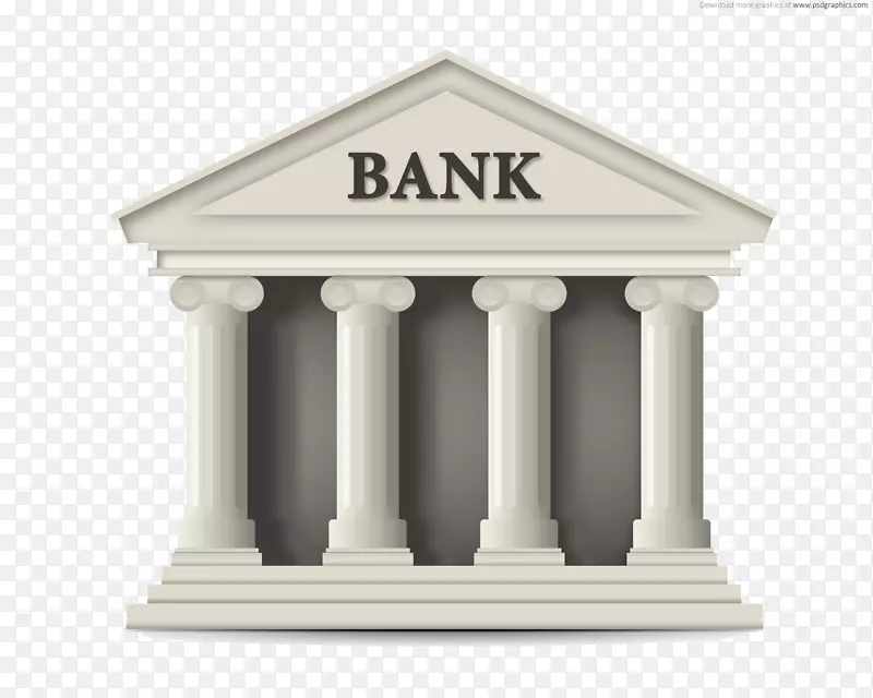 银行储蓄夹艺术-银行PNG图片
