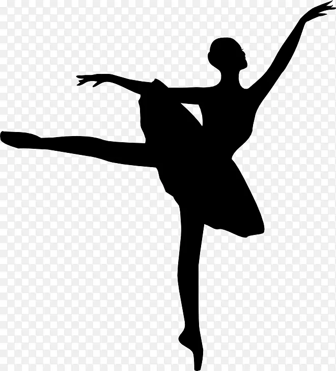 芭蕾舞蹈家剪影剪贴画-芭蕾PNG照片