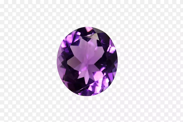 紫水晶宝石耳环紫色珠宝紫水晶宝石PNG透明图像