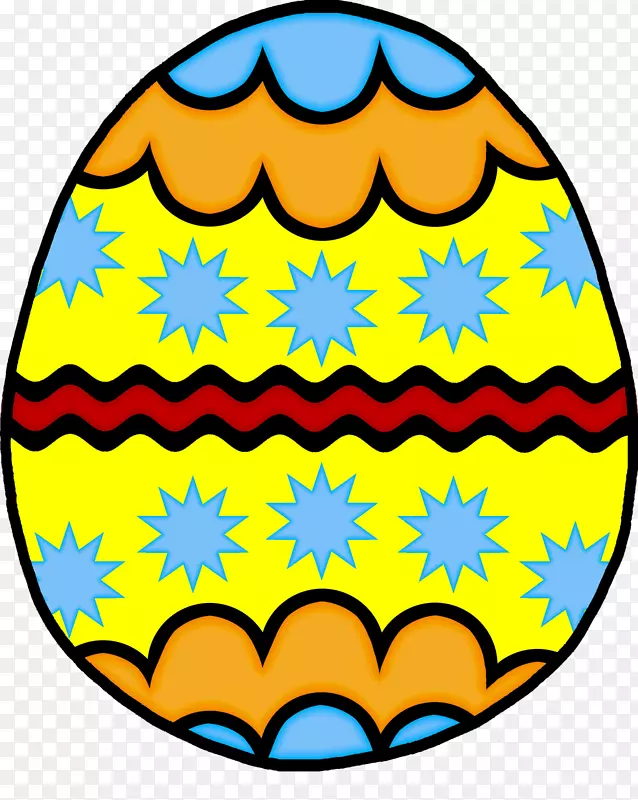 复活节兔子复活节彩蛋夹艺术-煎蛋剪贴画