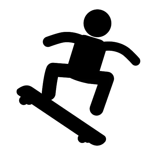 滑板公园剪贴画-滑板剪贴画
