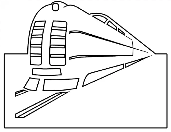 铁路运输机车夹艺术列车外形