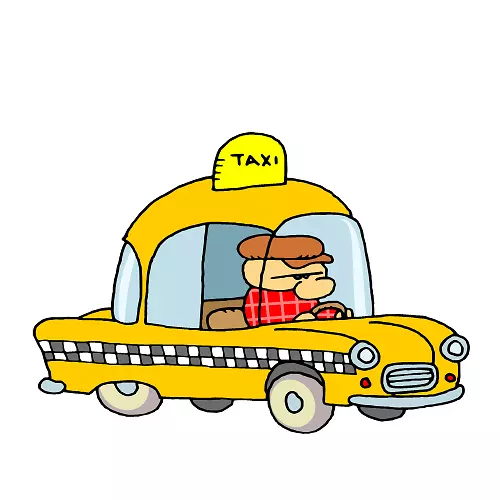 出租车黄色出租车剪贴画-出租车图像