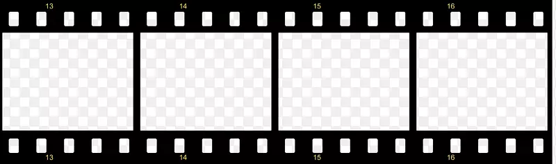 电影片模板摄影胶片剪辑艺术-电影边缘剪贴画