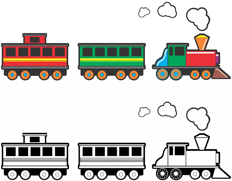 玩具火车铁轨运输夹