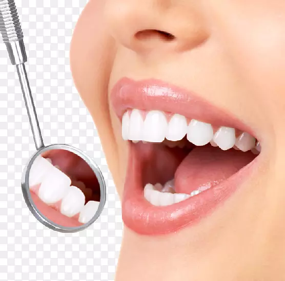 牙科美白人牙冠-牙医微笑透明背景