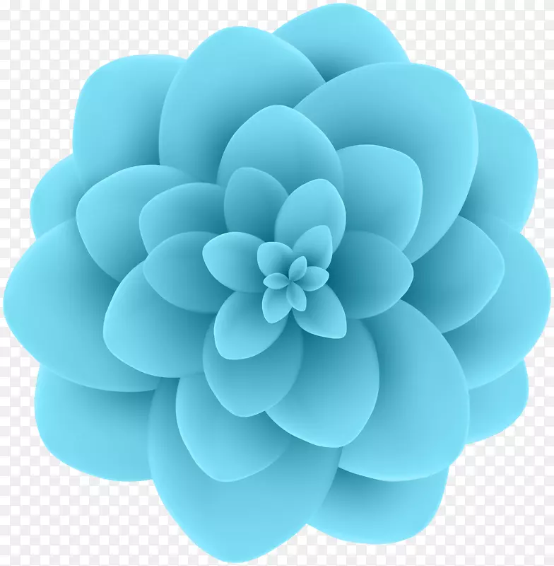 花卉紫罗兰蓝剪贴画-装饰蓝花透明剪贴画图像