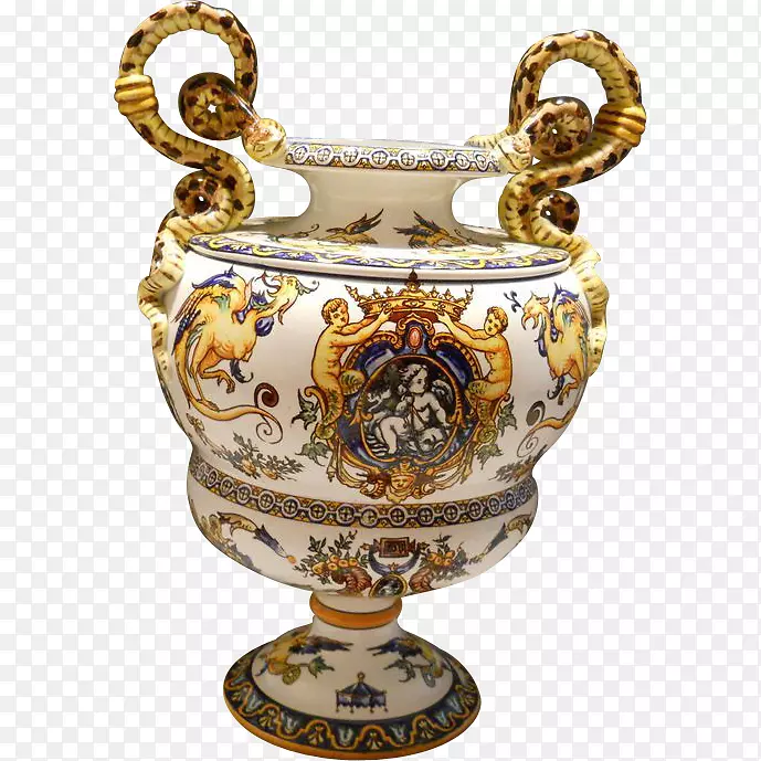 意大利文艺复兴花瓶-古董PNG照片
