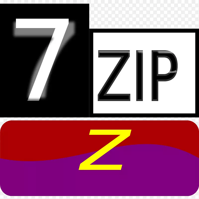 7-zip可伸缩图形剪辑艺术-taz剪贴画