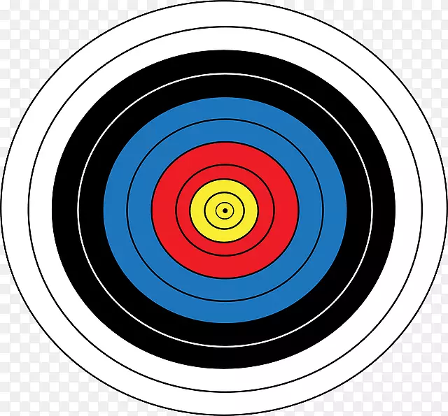 平面设计目标射箭圈射击靶场目标图片