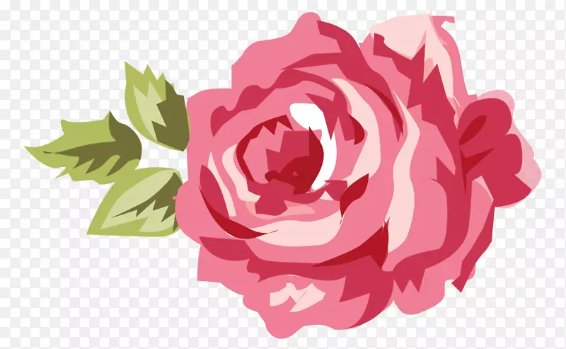 简陋别致的插花艺术-粉红色玫瑰图片