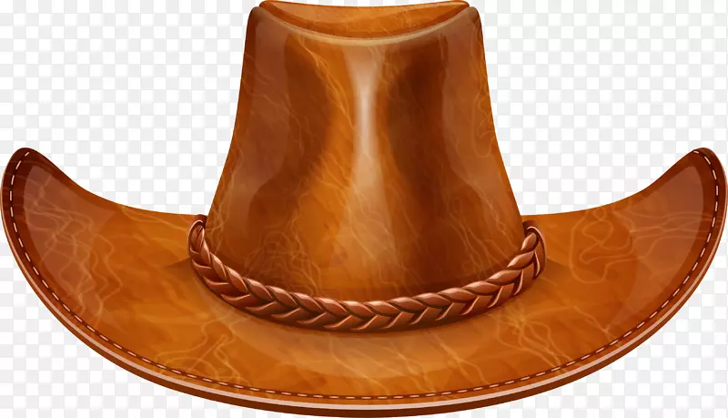 牛仔帽夹艺术-牛仔帽PNG