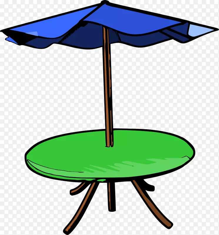 餐桌伞花园家具剪贴画足球桌剪贴画
