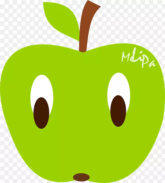 苹果剪贴画-可爱的苹果剪贴画