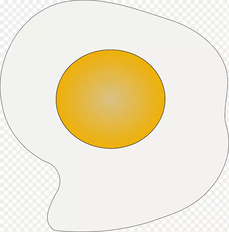 黄色圆字形煎蛋片