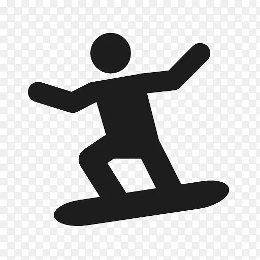 滑雪极限运动图标-滑雪PNG免费下载