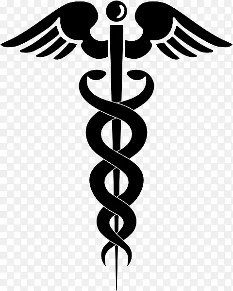 卡德修斯是医学工作者的象征，卡杜修斯是医学剪贴画的象征.医学符号的图片