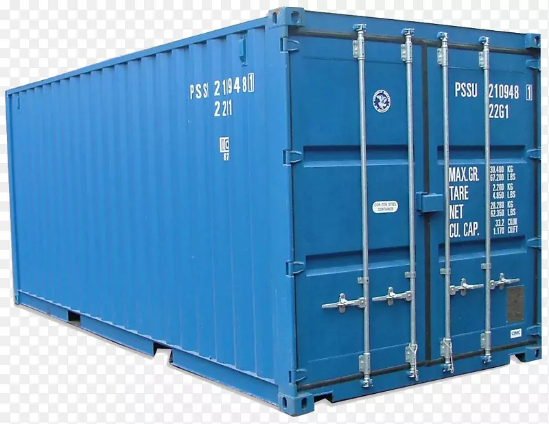 多式联运集装箱运输集装箱结构货运列车-集装箱PNG照片