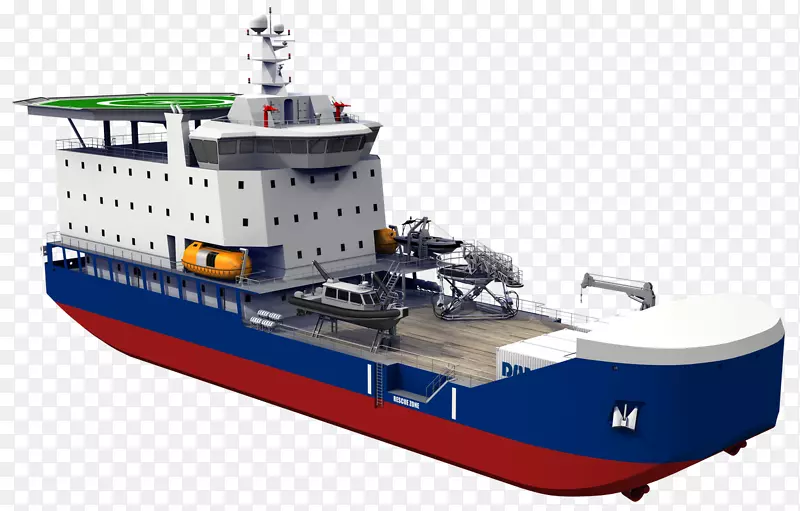驳船离岸锚装卸拖轮供应船平台补给船-驳船png图像