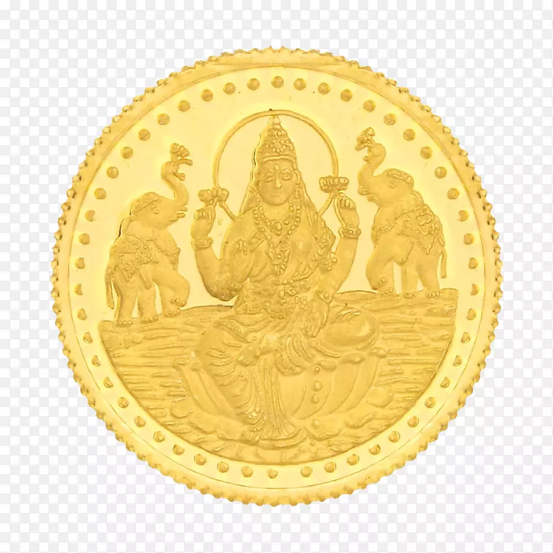 孟买耳环金币拉克希米珠宝-拉克希米金币PNG图像