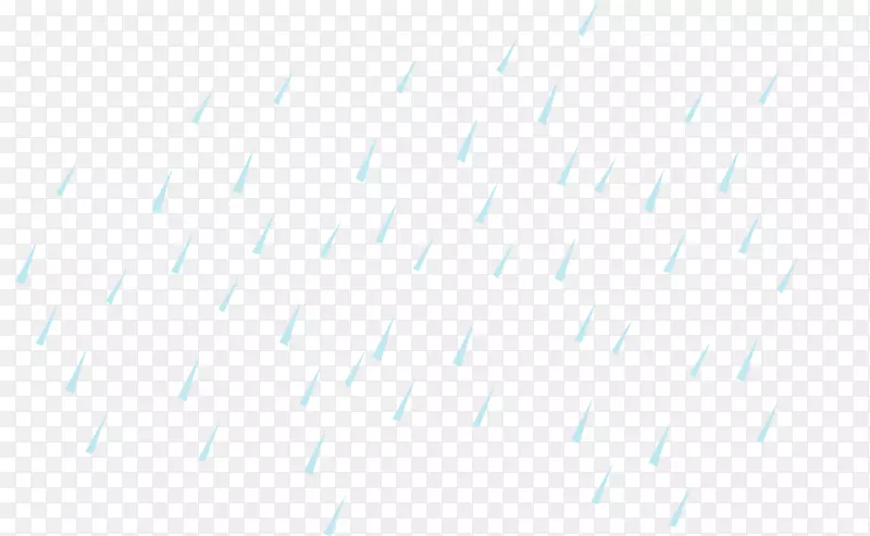 蓝角图案-雨PNG文件