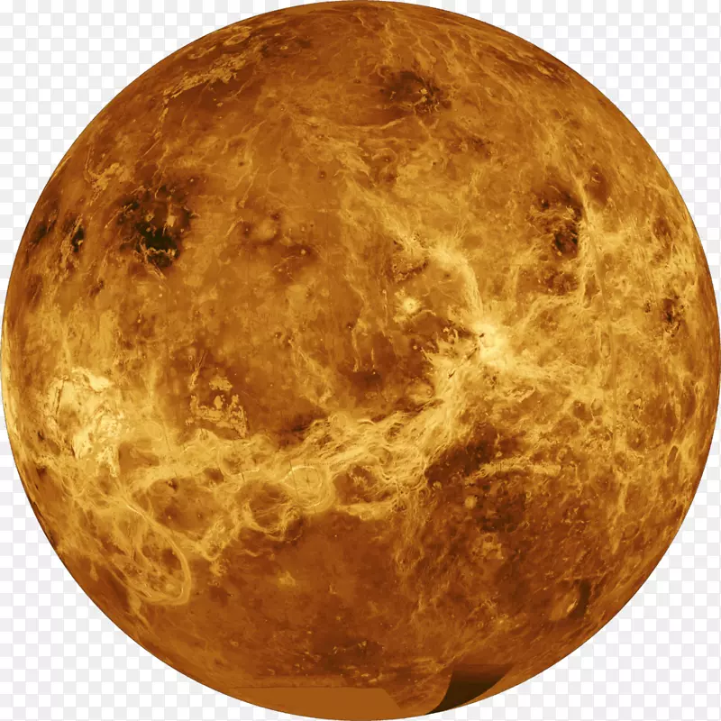 地球金星行星太阳系大气-金星PNG透明图像