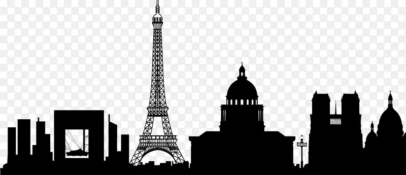 巴黎剪影天际线挂牌-巴黎巴布亚新几内亚照片