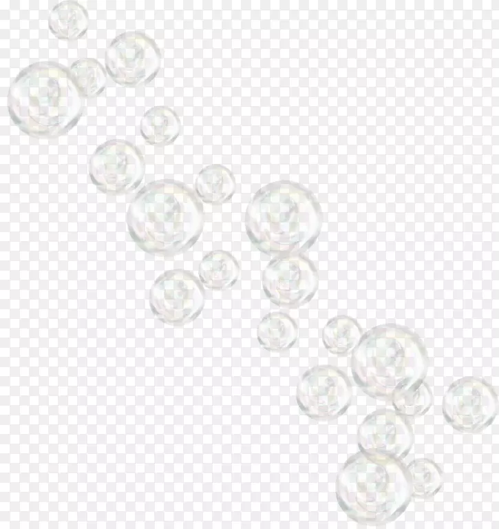 白色图案-泡泡PNG透明