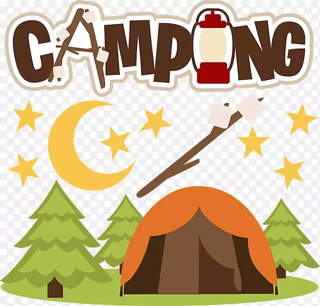 野营帐篷侦察剪辑艺术-营地Png透明图像