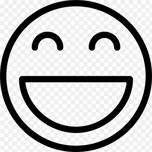 笑脸快乐图标-快乐PNG透明形象