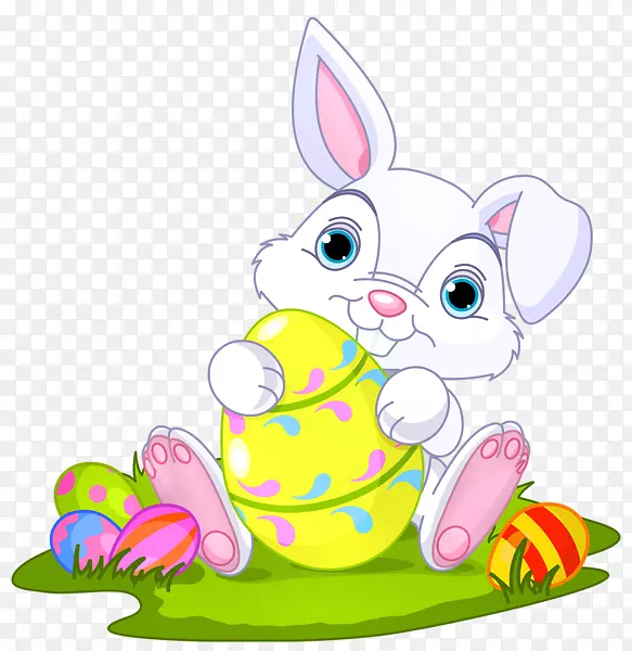 复活节兔子剪贴画-复活节兔子PNG透明图像