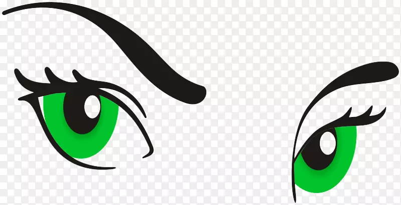 眉毛剪贴画-女性眼睛PNG图像