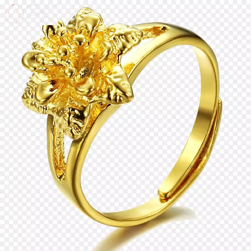 订婚戒指金饰结婚戒指金戒指透明背景