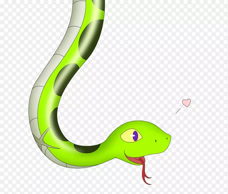 蛇形剪贴画-可爱的蛇PNG文件
