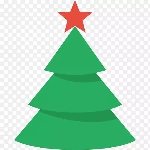 圣诞树剪贴画-圣诞树PNG文件