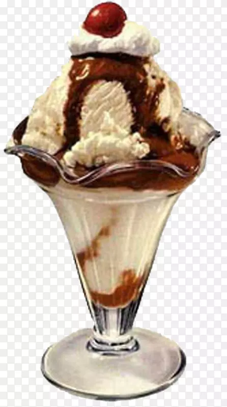 冰淇淋锥奶昔圣代冰淇淋碗PNG透明图像