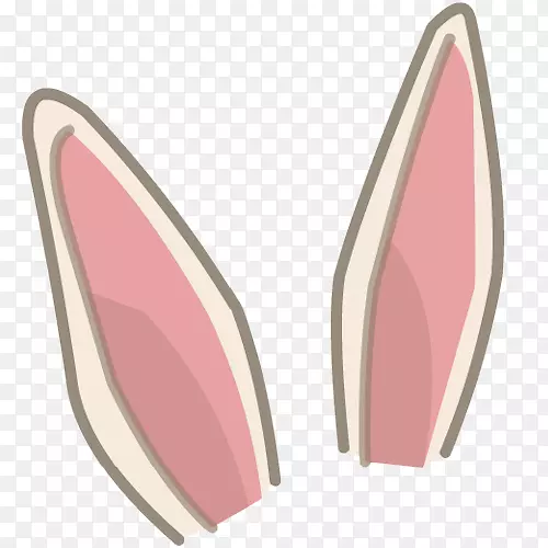 兔耳夹艺术-复活节兔耳PNG HD