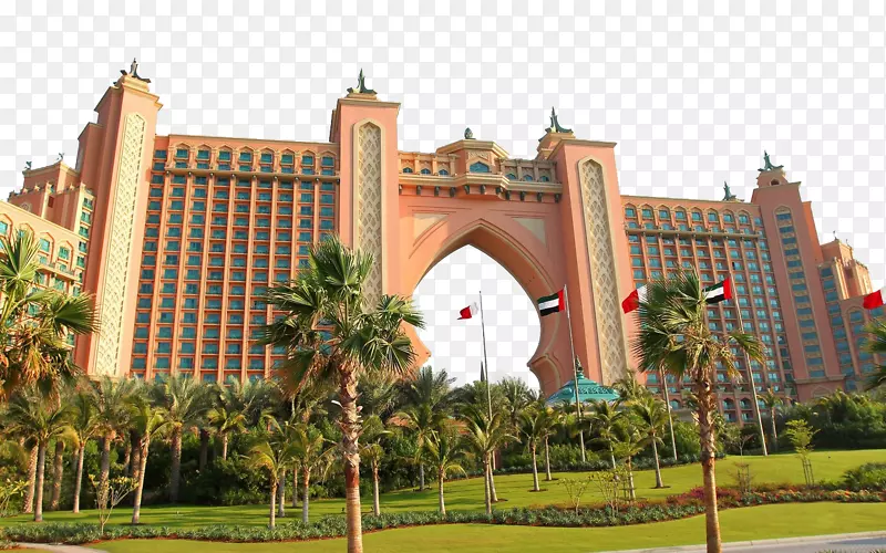 阿特兰蒂斯，棕榈岛，迪拜码头，朱美拉海滩酒店，阿拉伯塔-迪拜著名的豪华酒店