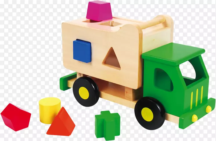 玩具块创意木制玩具火车游戏-玩具PNG透明形象