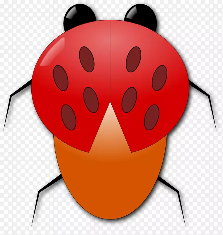 Pixabay瓢虫插图-卡通甲虫